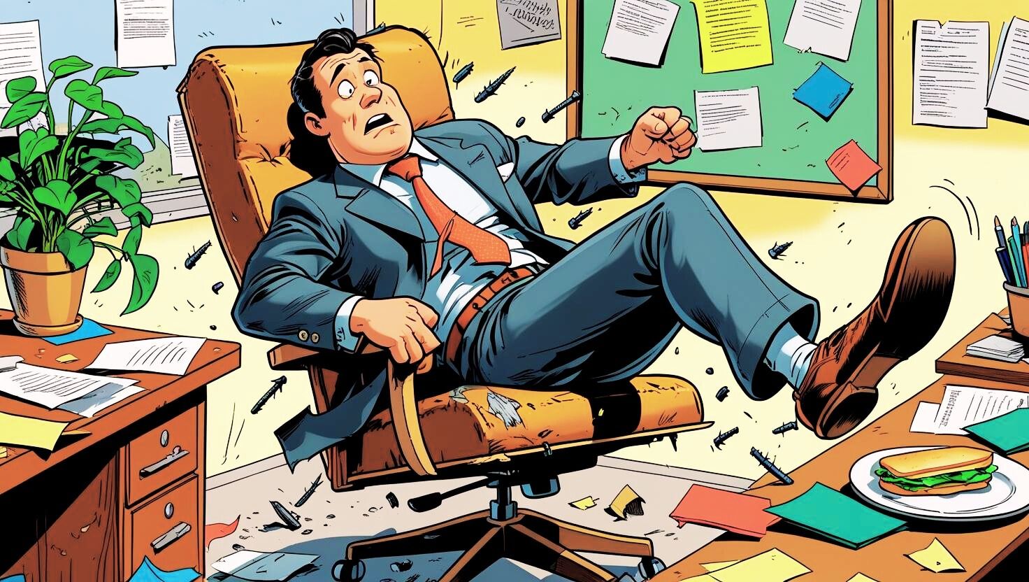 Tu silla de oficina esta fallando, descubre porque ignoralo puede salir caro